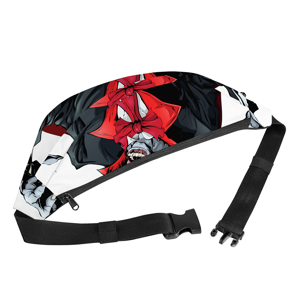 Halloween Evil Vampire Print Fanny Pack