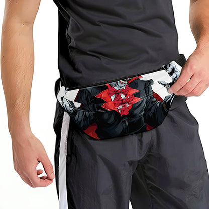 Halloween Evil Vampire Print Fanny Pack