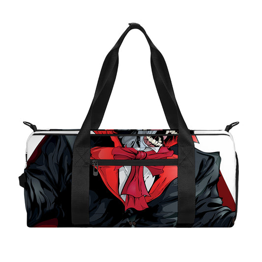 Halloween Evil Vampire Print Gym Bag