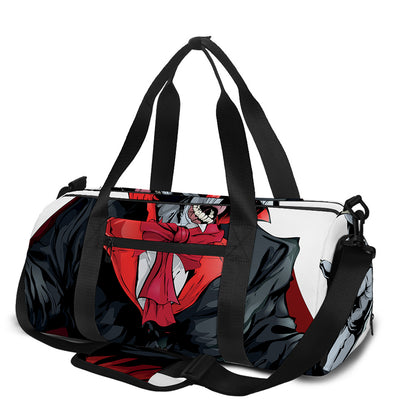 Halloween Evil Vampire Print Gym Bag