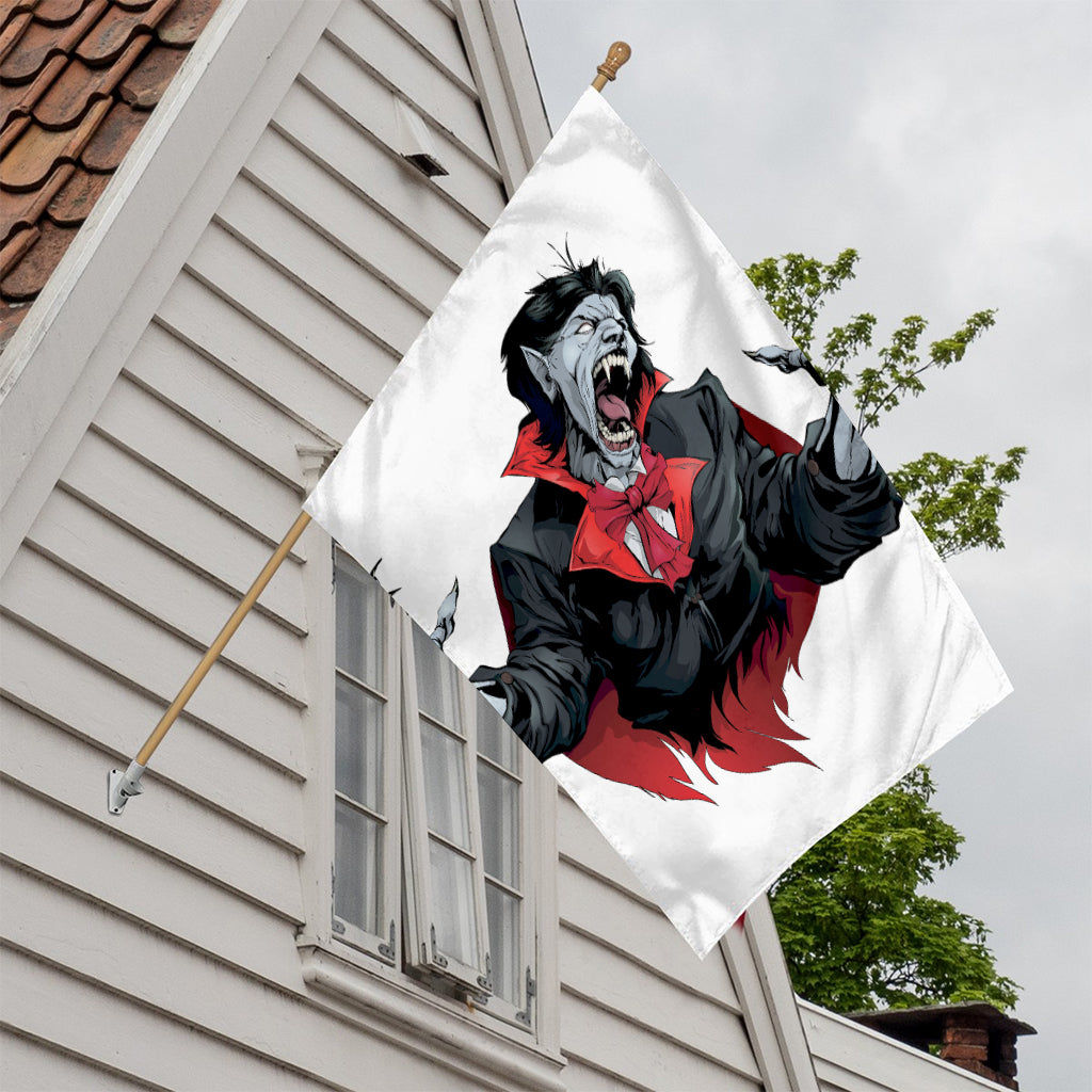 Halloween Evil Vampire Print House Flag