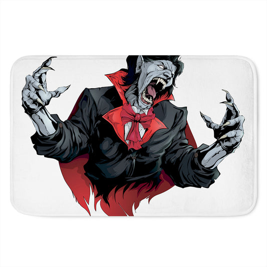 Halloween Evil Vampire Print Indoor Door Mat
