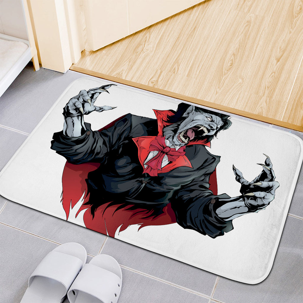 Halloween Evil Vampire Print Indoor Door Mat