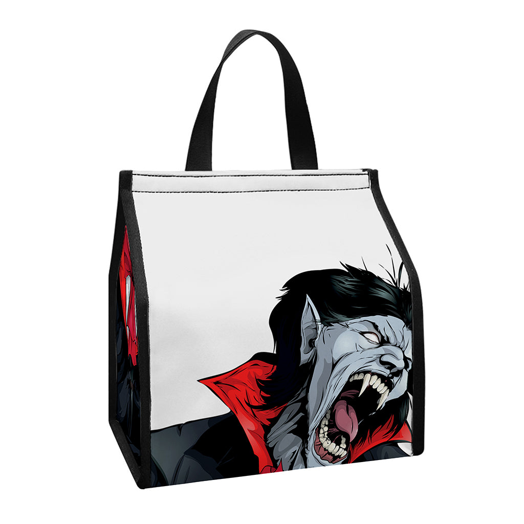 Halloween Evil Vampire Print Insulated Lunch Tote
