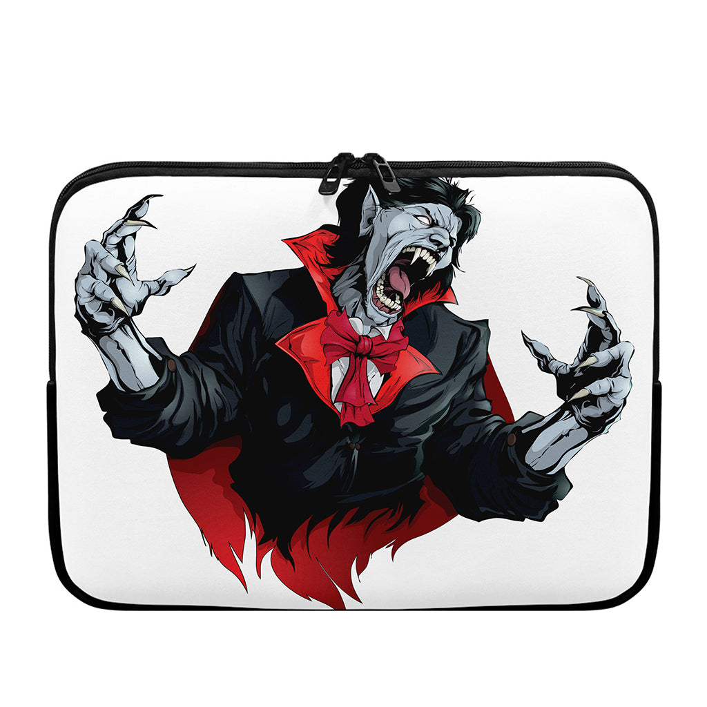 Halloween Evil Vampire Print Laptop Sleeve