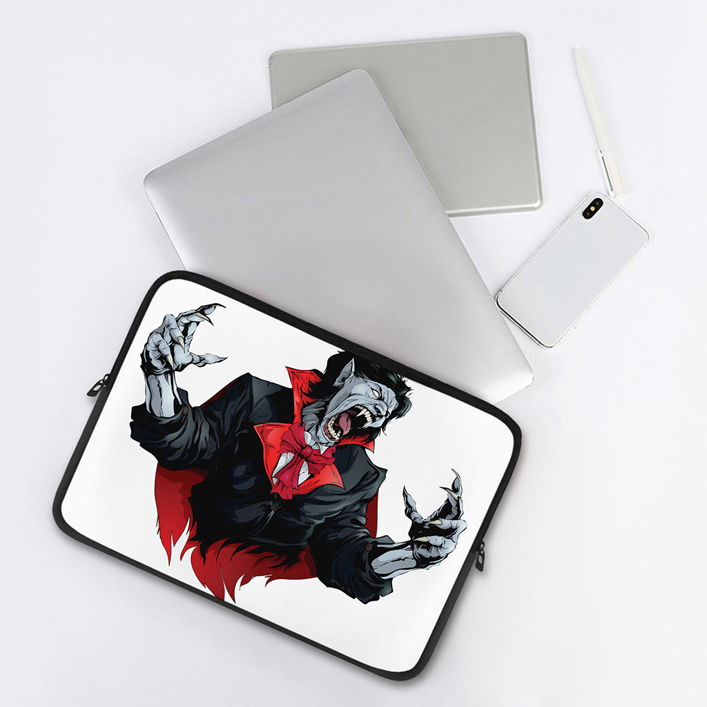 Halloween Evil Vampire Print Laptop Sleeve