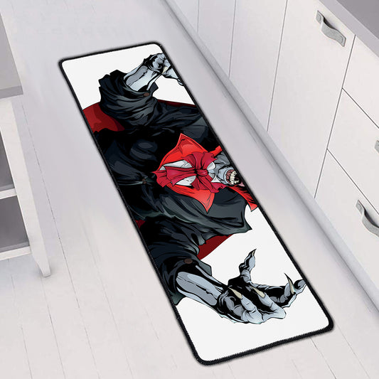 Halloween Evil Vampire Print Long Kitchen Mat