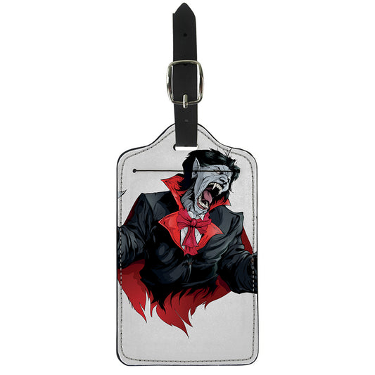 Halloween Evil Vampire Print Luggage Tag