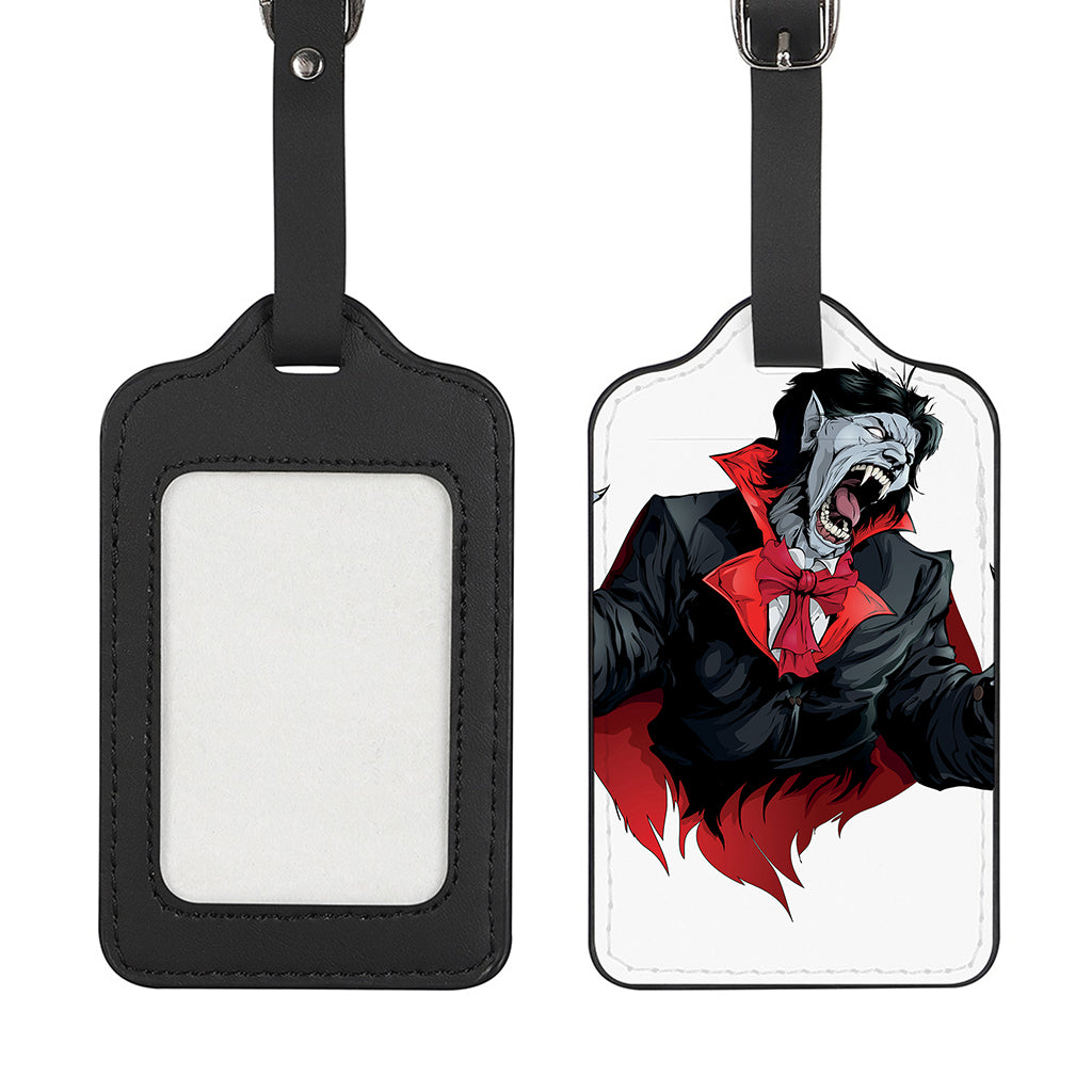 Halloween Evil Vampire Print Luggage Tag