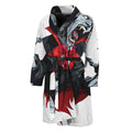 Halloween Evil Vampire Print Men's Bathrobe