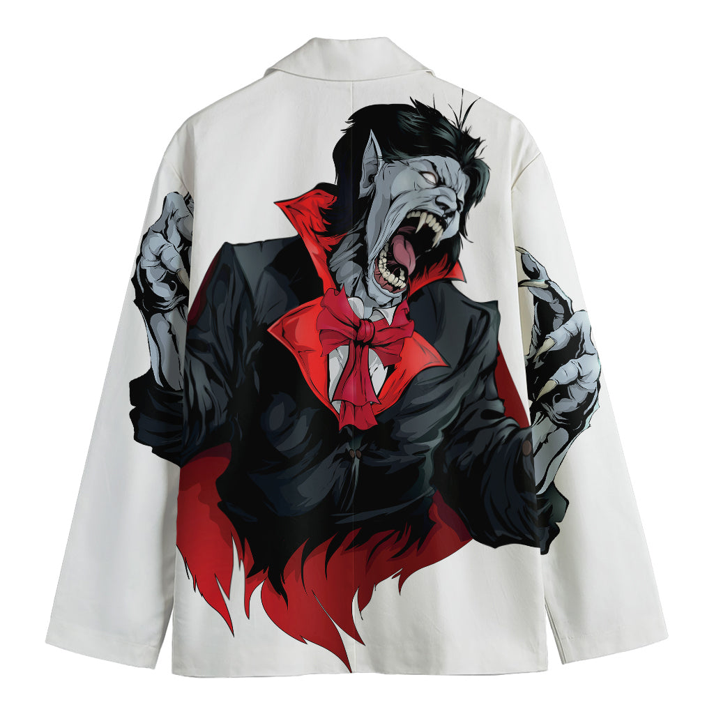 Halloween Evil Vampire Print Men's Blazer