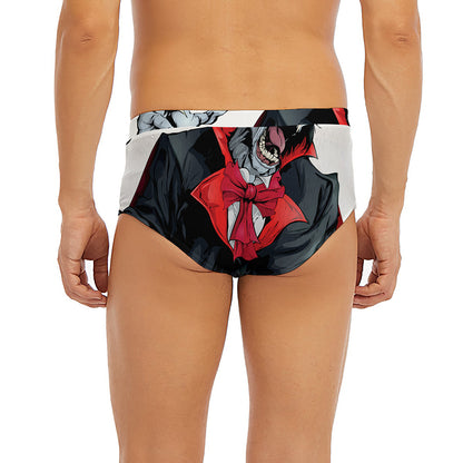Halloween Evil Vampire Print Men's Briefs