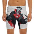Halloween Evil Vampire Print Men's Long Boxer Briefs