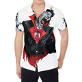 Halloween Evil Vampire Print Men's Shirt