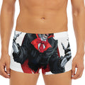 Halloween Evil Vampire Print Men's Short Boxer Briefs