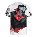 Halloween Evil Vampire Print Men's Athletic T-Shirt