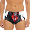 Halloween Evil Vampire Print Men's Triangle Swim Briefs