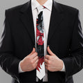 Halloween Evil Vampire Print Necktie