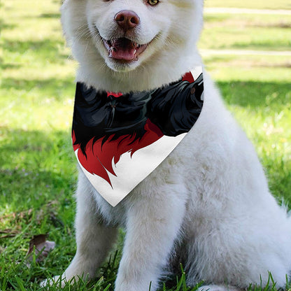 Halloween Evil Vampire Print Over The Collar Dog Bandana