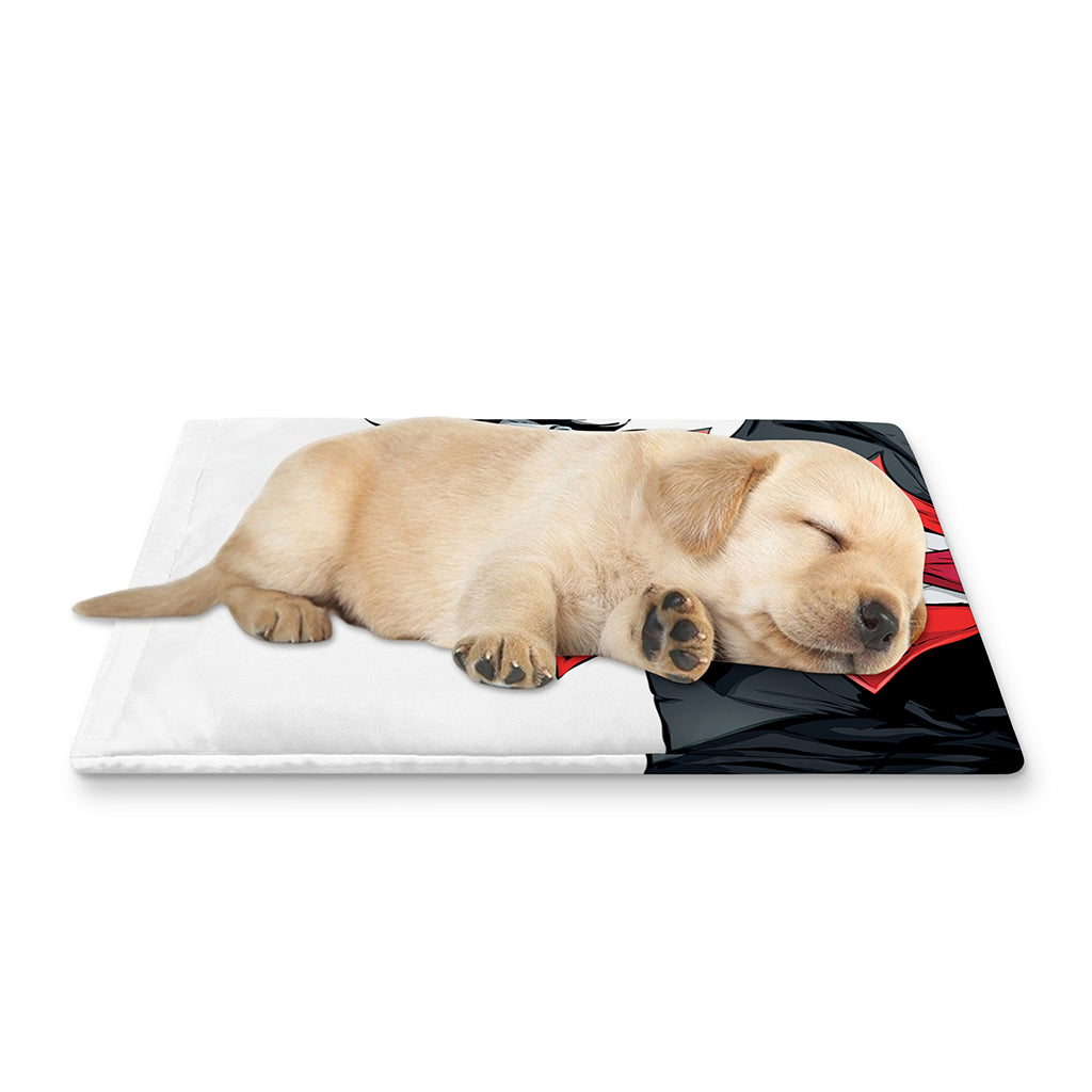 Halloween Evil Vampire Print Pet Cooling Mat Cover