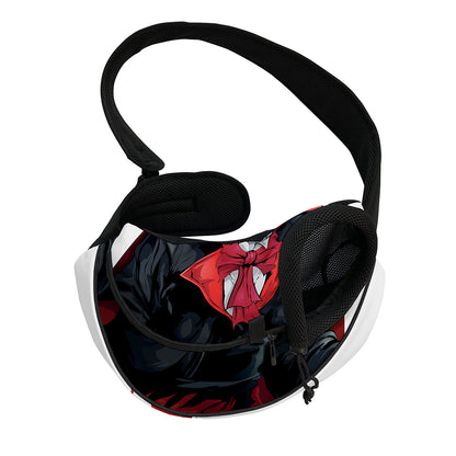 Halloween Evil Vampire Print Pet Sling Carrier