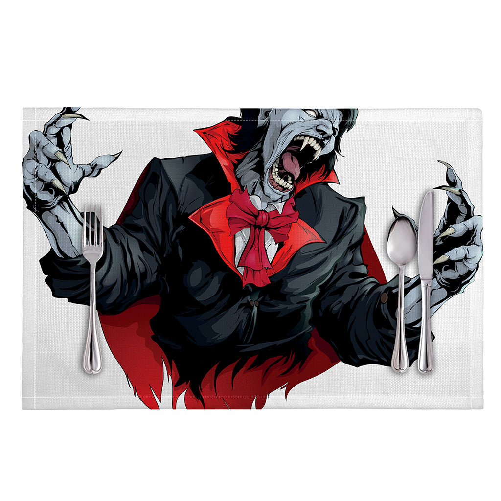 Halloween Evil Vampire Print Placemat
