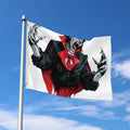 Halloween Evil Vampire Print Polyester Flag