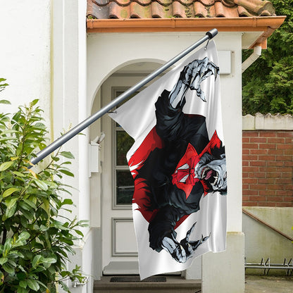 Halloween Evil Vampire Print Polyester Flag