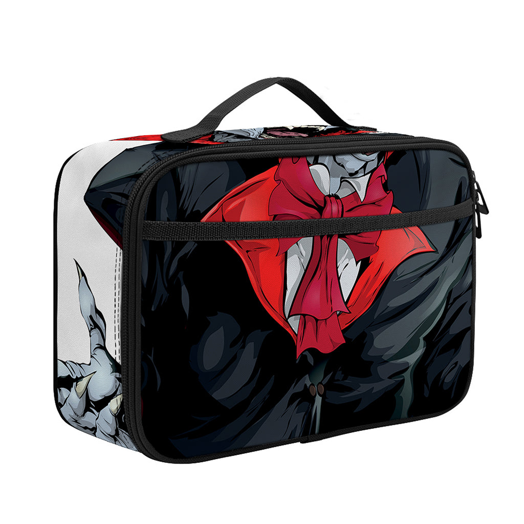 Halloween Evil Vampire Print Portable Lunch Bag