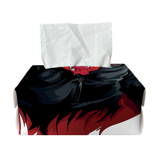Halloween Evil Vampire Print Rectangle Tissue Box Cover