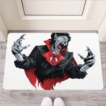 Halloween Evil Vampire Print Rubber Doormat