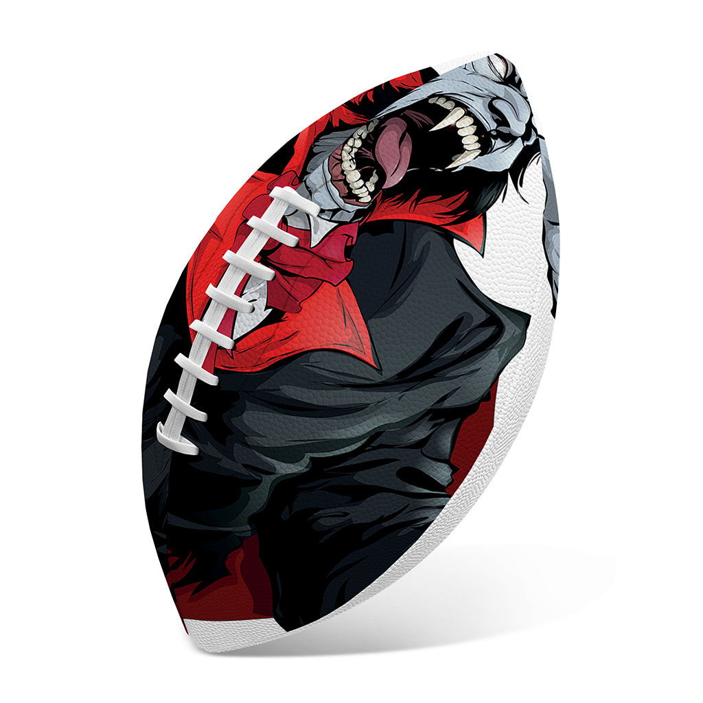 Halloween Evil Vampire Print Rugby Ball