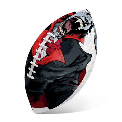 Halloween Evil Vampire Print Rugby Ball