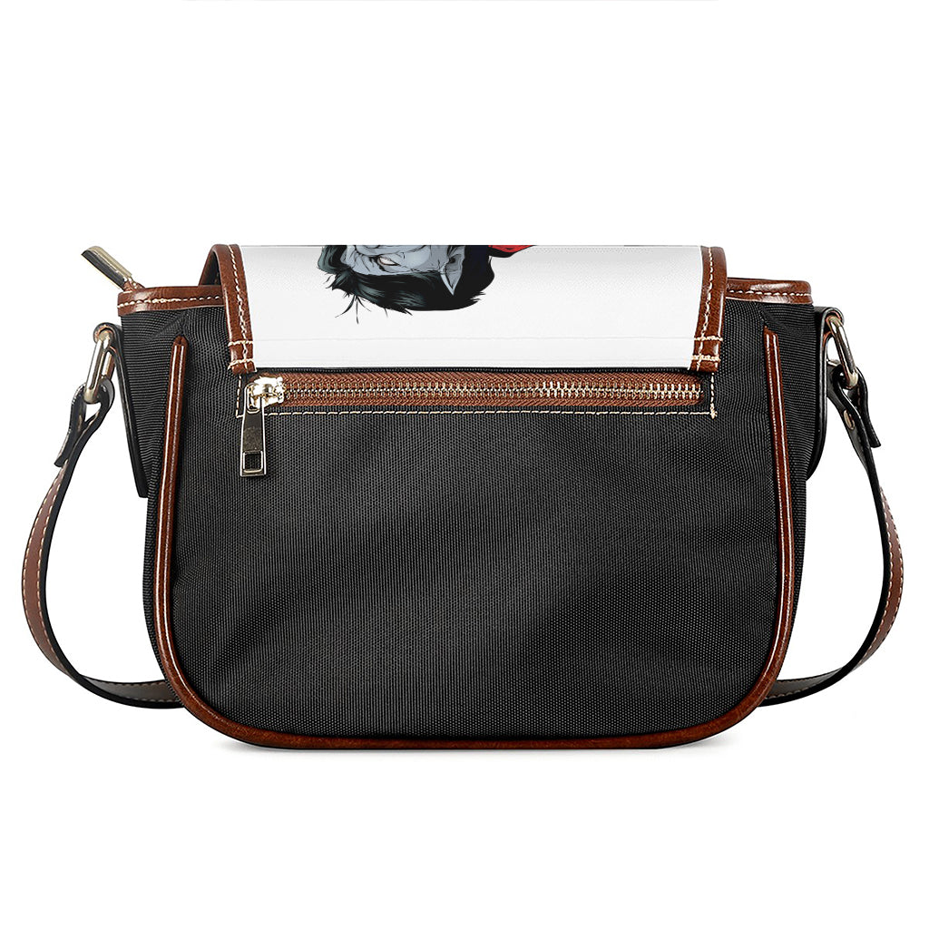 Halloween Evil Vampire Print Saddle Bag