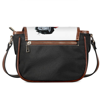 Halloween Evil Vampire Print Saddle Bag