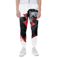 Halloween Evil Vampire Print Joggers