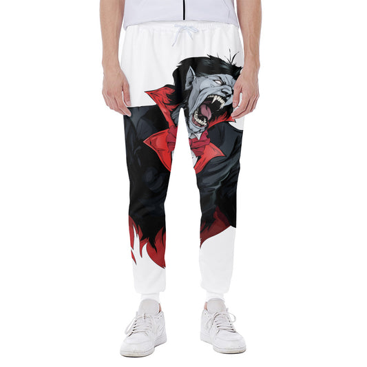 Halloween Evil Vampire Print Scuba Joggers