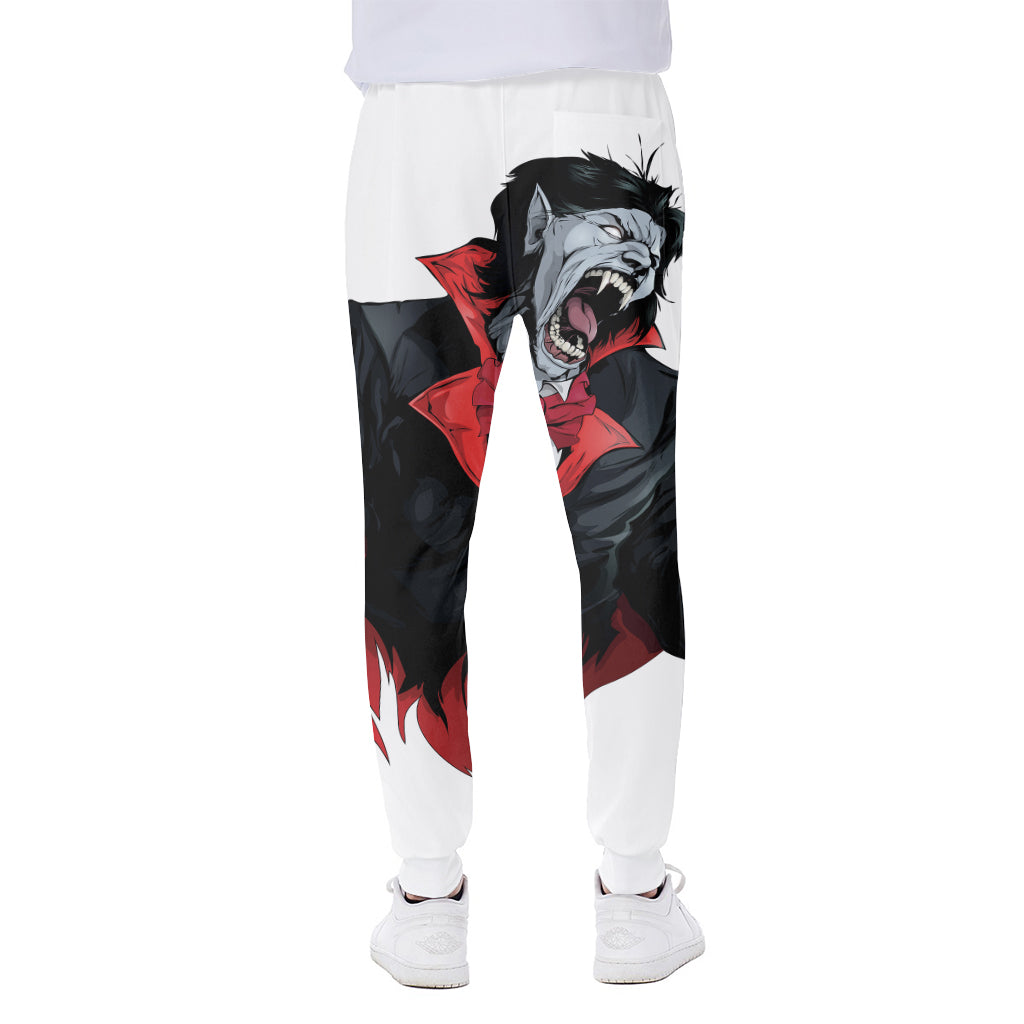 Halloween Evil Vampire Print Scuba Joggers