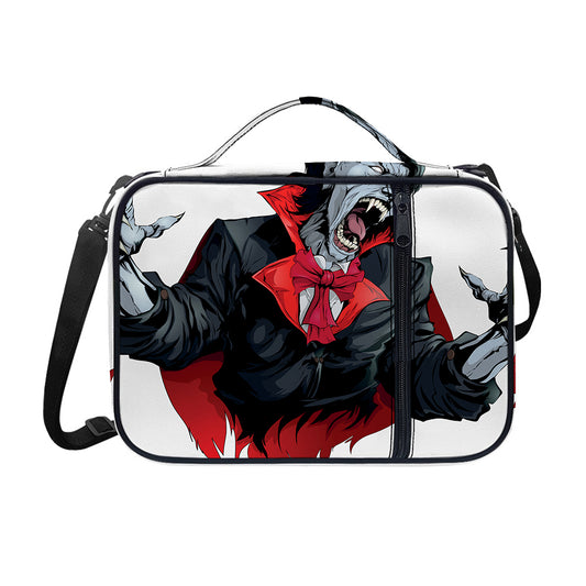 Halloween Evil Vampire Print Shoulder Strap Bible Bag