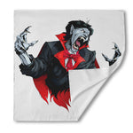 Halloween Evil Vampire Print Silk Bandana