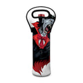 Halloween Evil Vampire Print Single Neoprene Wine Tote