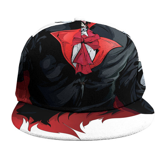 Halloween Evil Vampire Print Snapback Cap