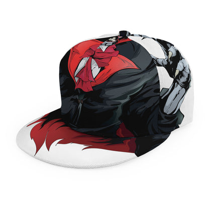 Halloween Evil Vampire Print Snapback Cap