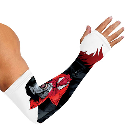 Halloween Evil Vampire Print Sun Protection Arm Sleeves