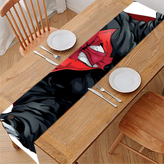 Halloween Evil Vampire Print Table Runner