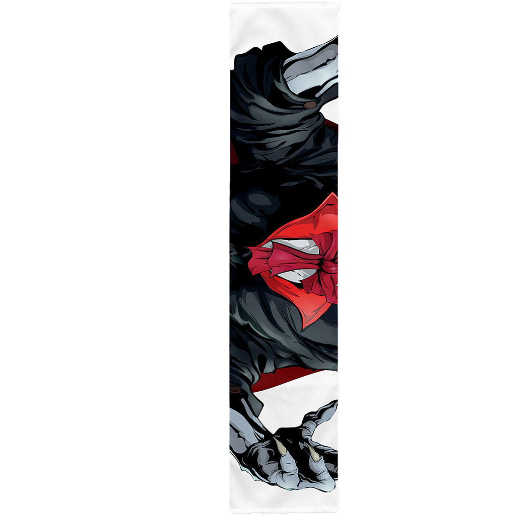 Halloween Evil Vampire Print Table Runner