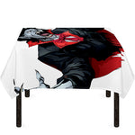 Halloween Evil Vampire Print Tablecloth