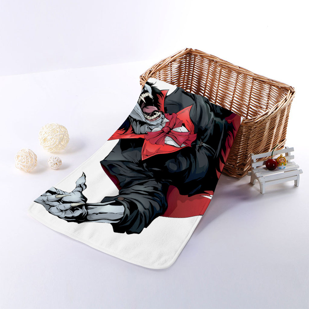Halloween Evil Vampire Print Towel