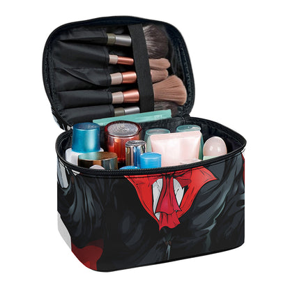Halloween Evil Vampire Print Travel Makeup Bag