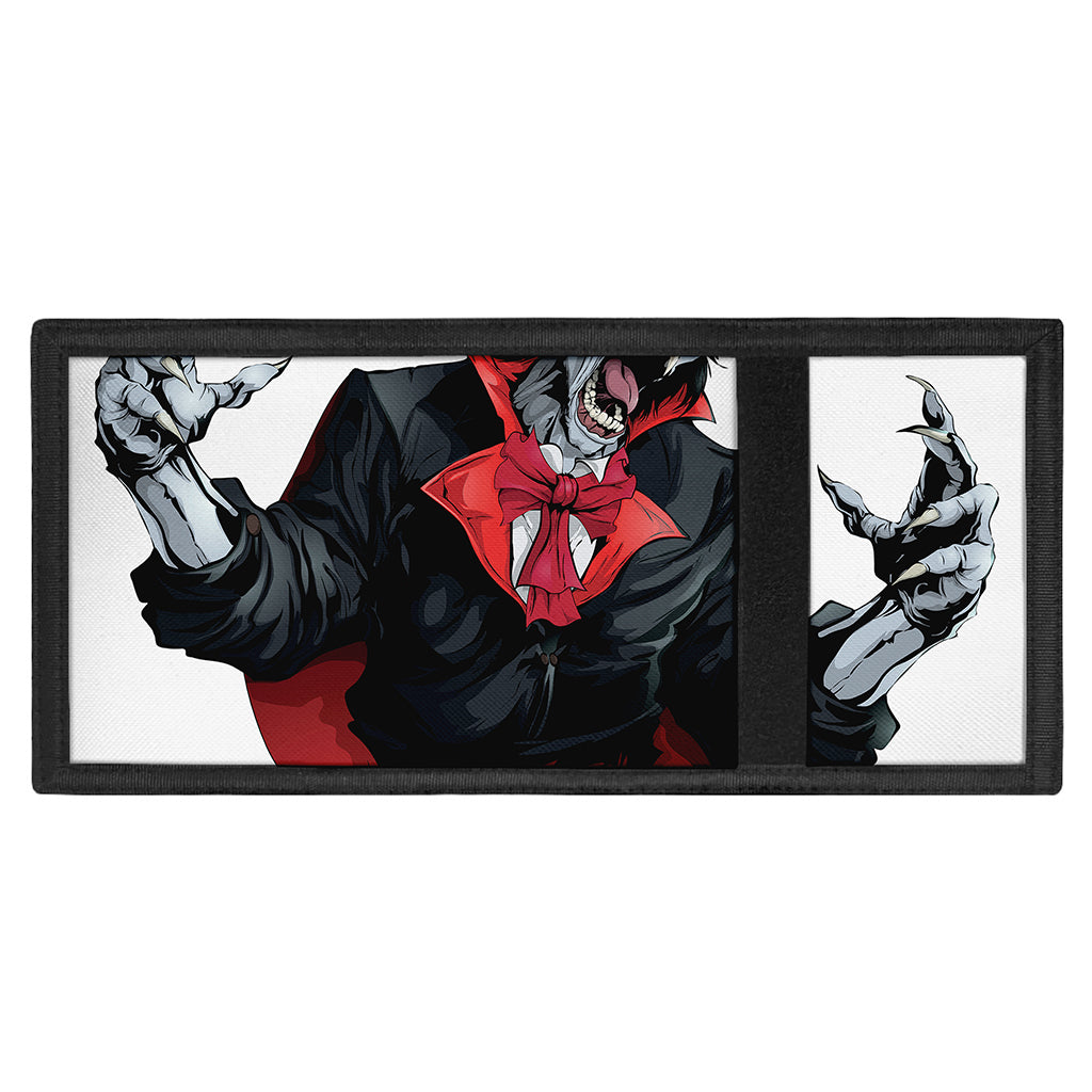 Halloween Evil Vampire Print Trifold Wallet
